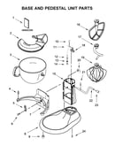 Base and pedestal unit parts
