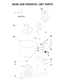 Base and pedestal unit parts