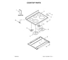 Maytag YMER6600FB2 cooktop parts diagram