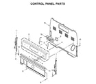Amana YACR4303MFS4 control panel parts diagram