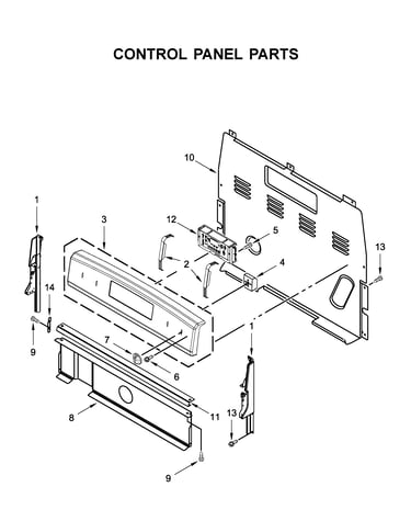 Control panel parts