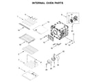 KitchenAid KODE900HBS00 internal oven parts diagram