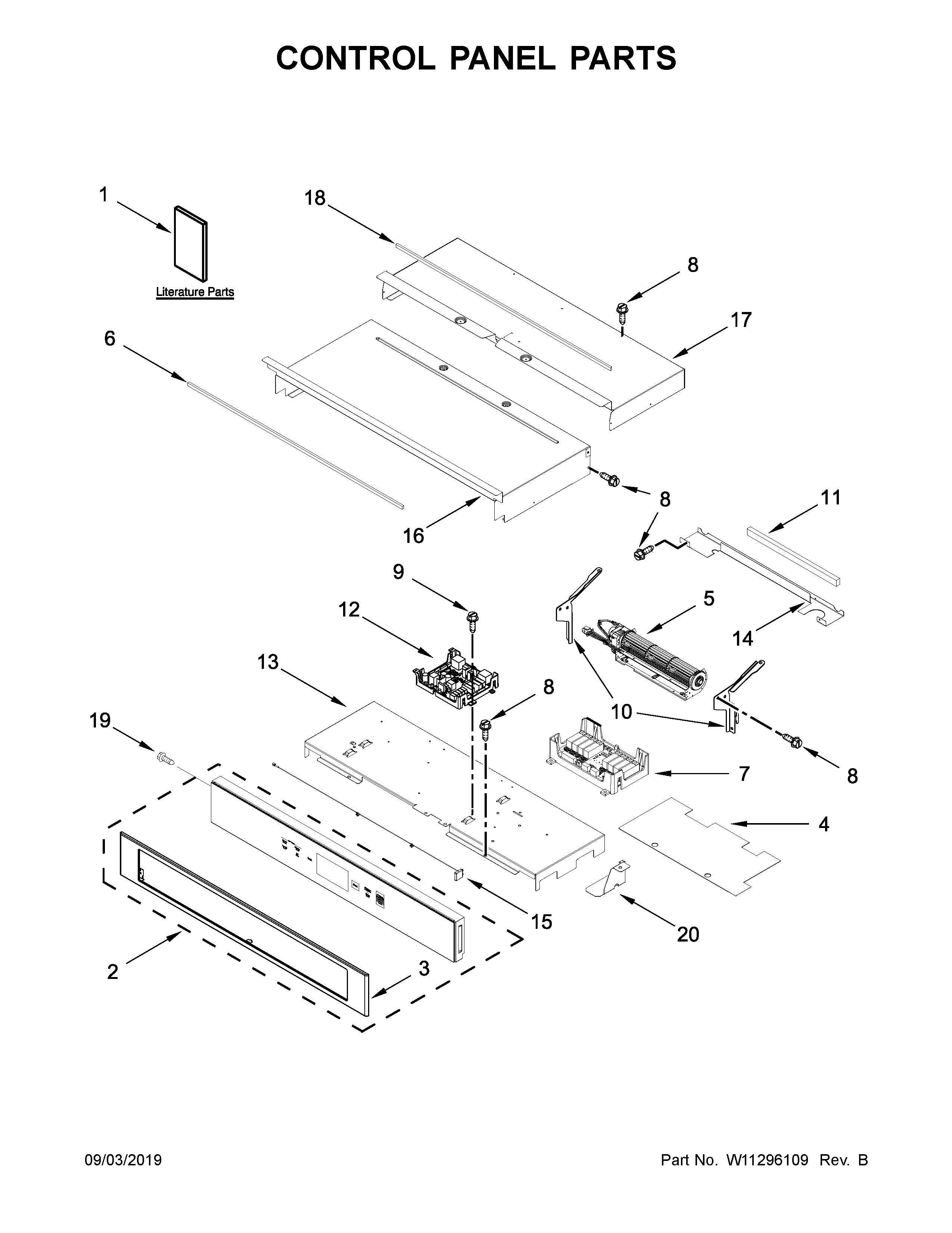CONTROL PANEL PARTS