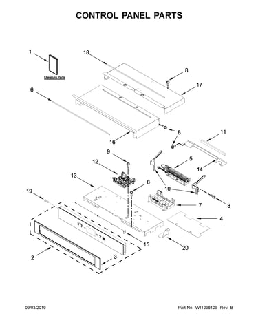 Control panel parts