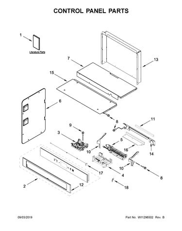 Control panel parts