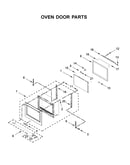 Oven door parts