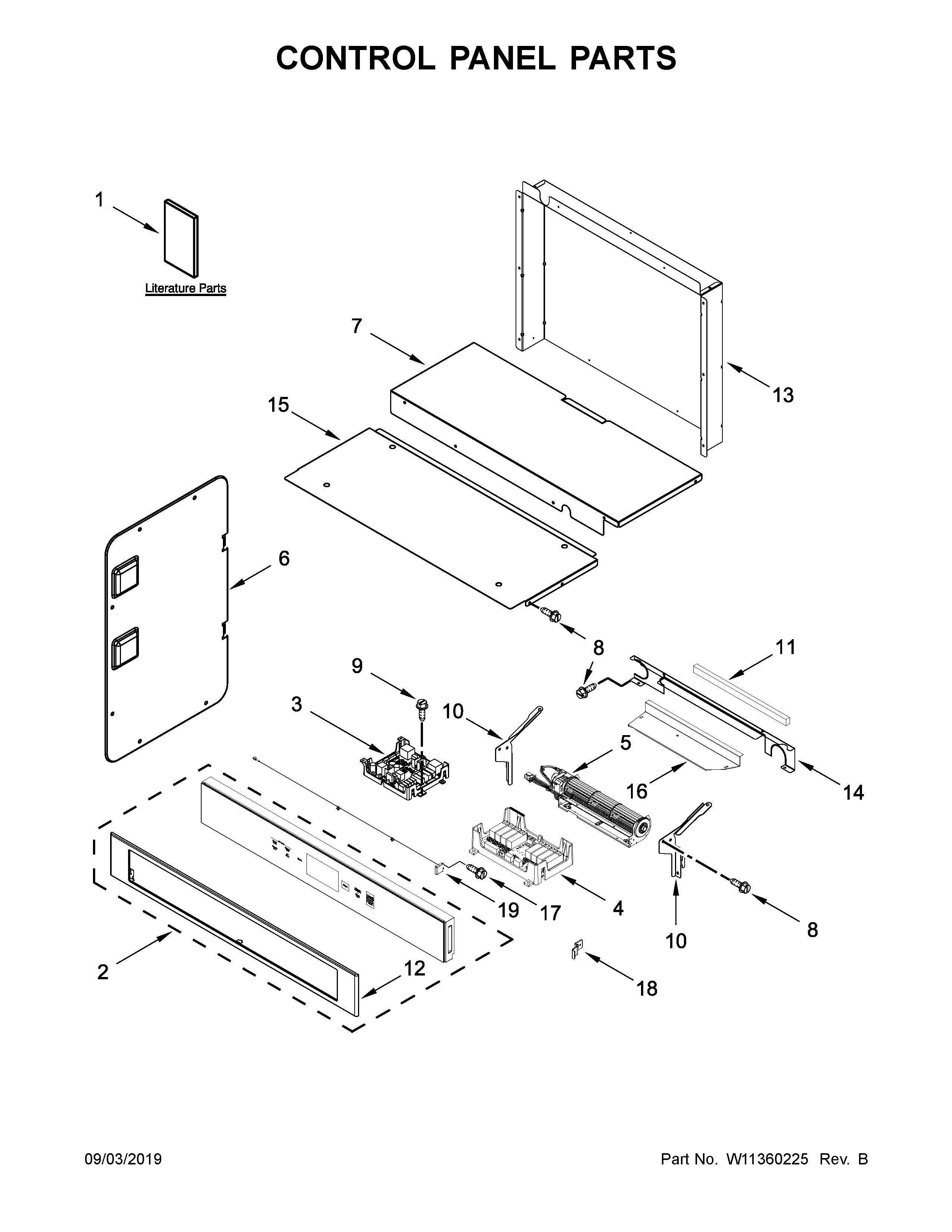 CONTROL PANEL PARTS