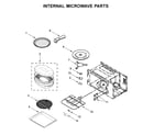 KitchenAid KOCE900HBS01 internal microwave parts diagram