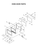 Oven door parts