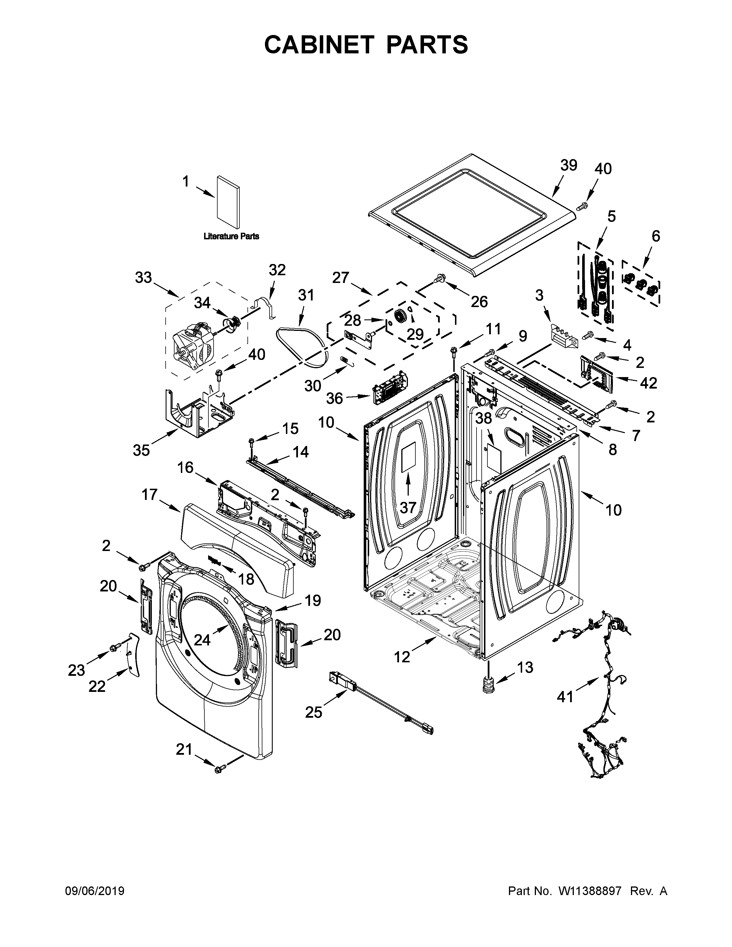 Cabinet parts