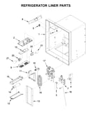 Refrigerator liner parts