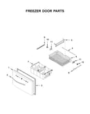 Freezer door parts