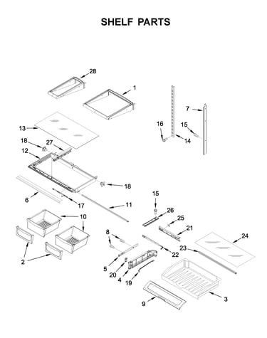 Shelf parts