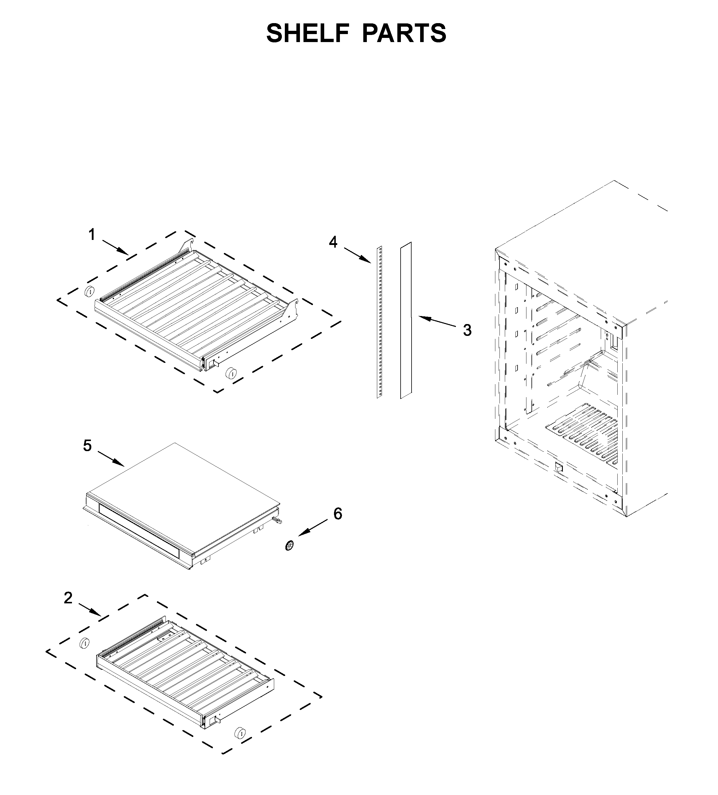 Shelf parts