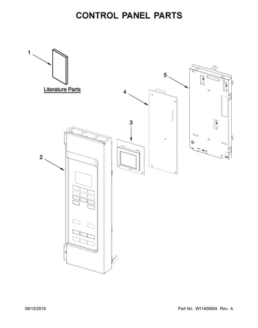 Control panel parts
