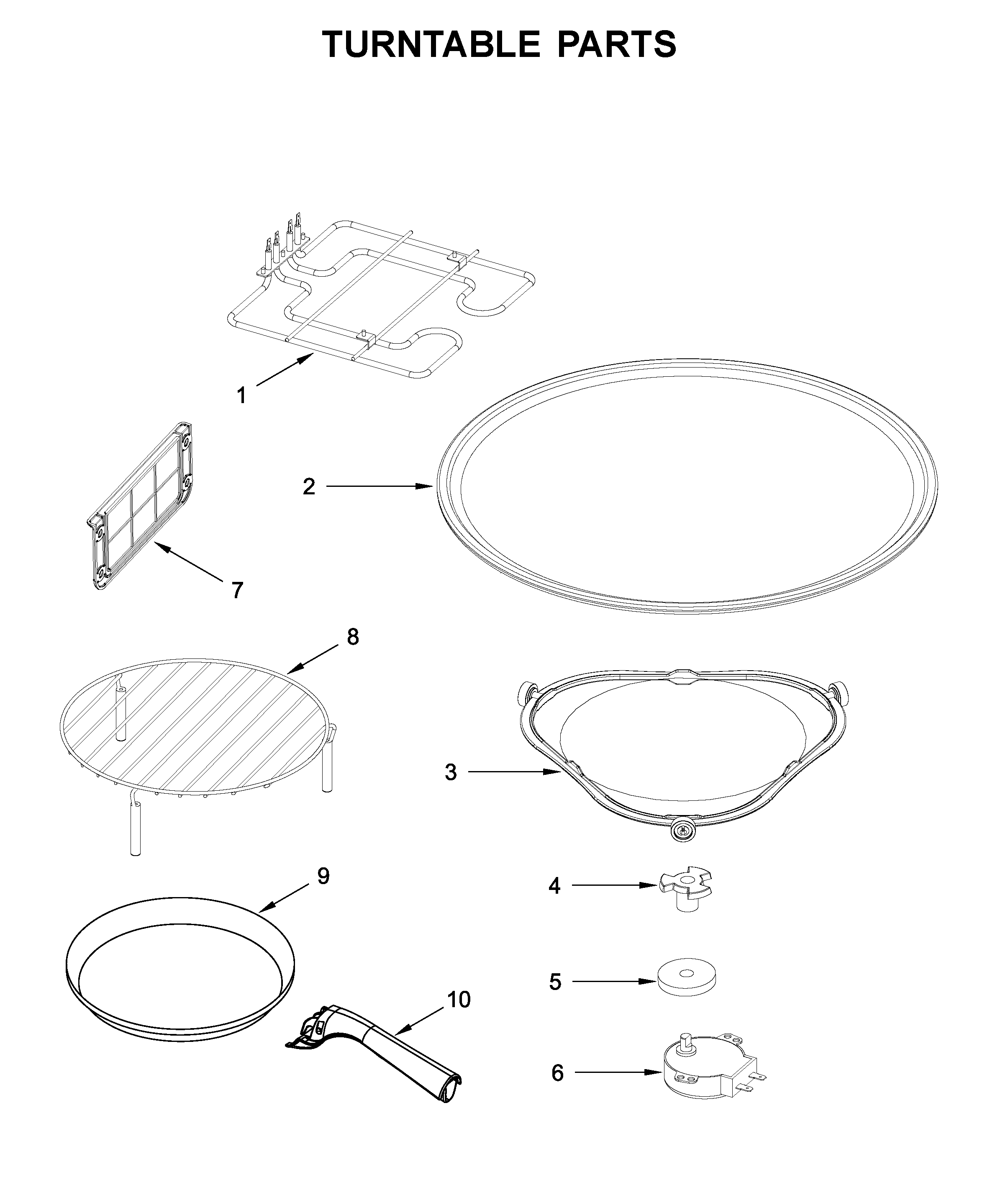 Turntable parts
