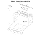 Maytag MMV5227JZ0 cabinet and installation parts diagram