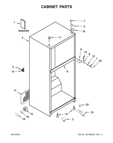 Cabinet parts