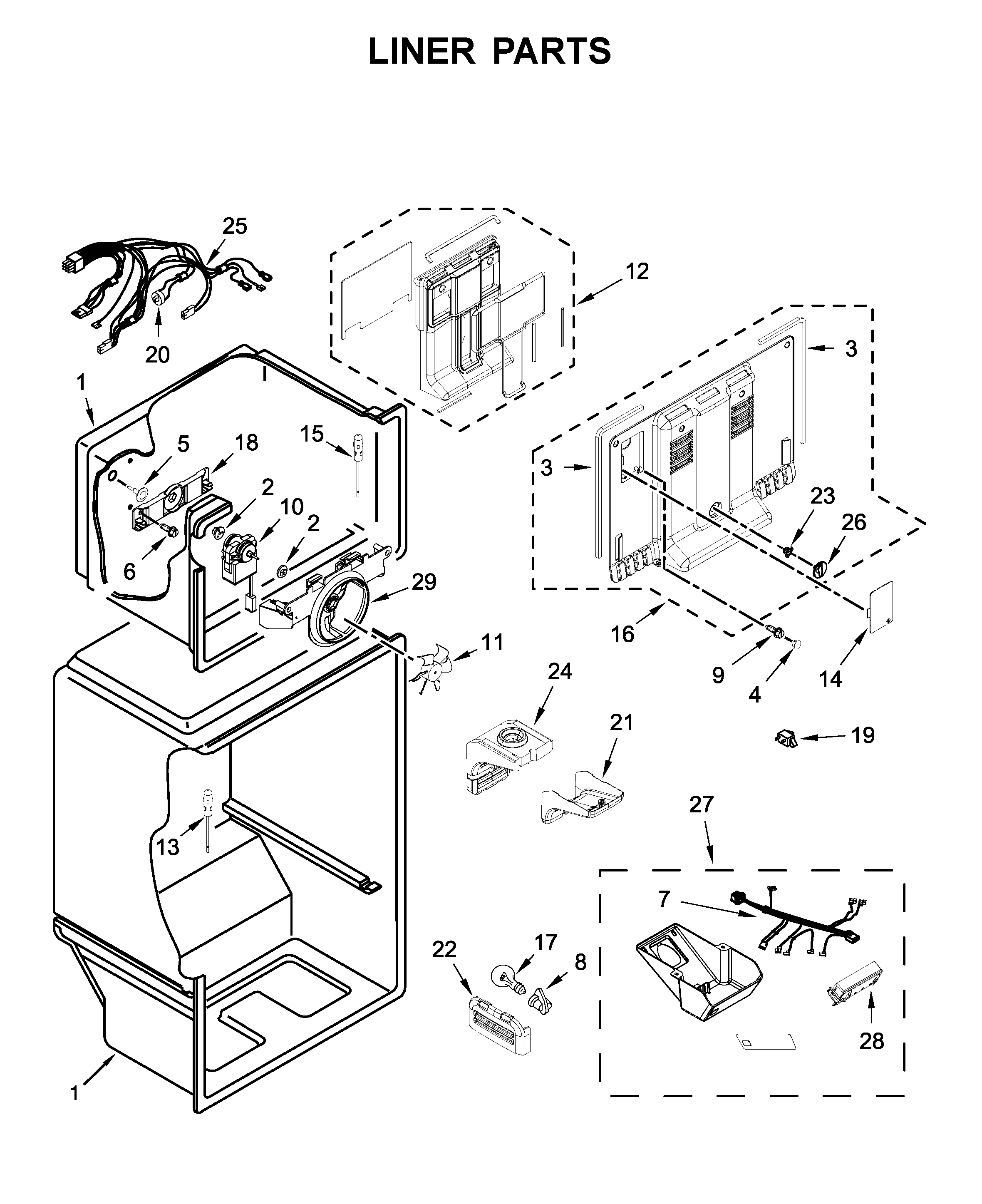 Liner parts