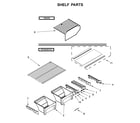 Amana ART308FFDM06 shelf parts diagram