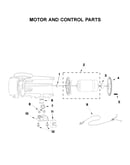 Motor and control parts