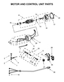 Motor and control unit parts