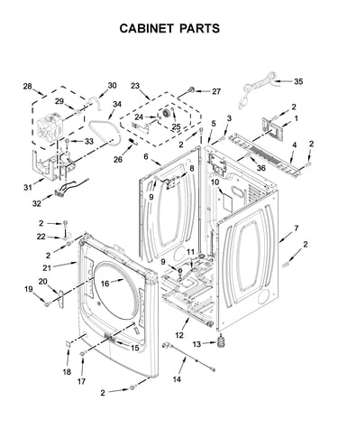 Cabinet parts