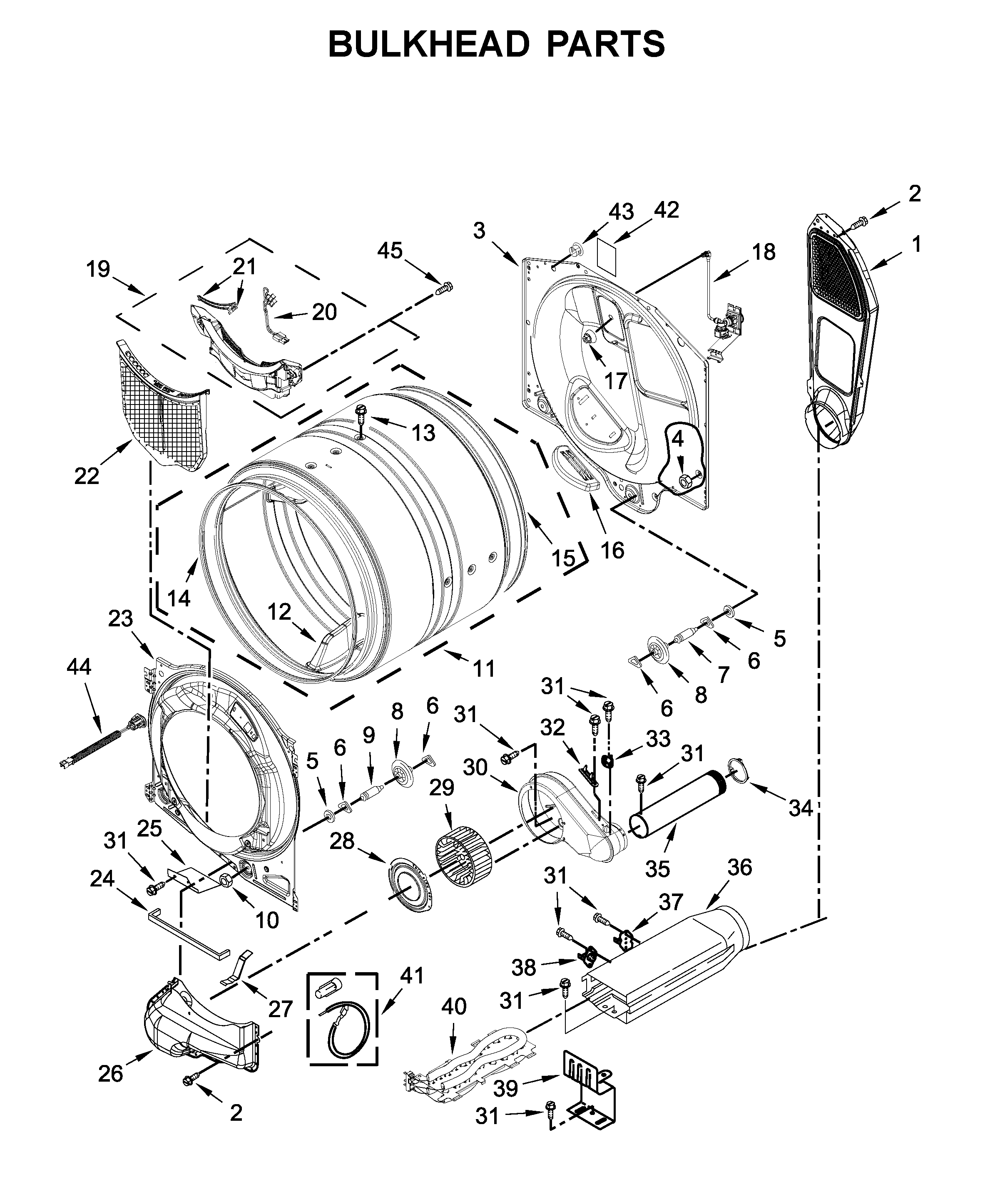 Bulkhead parts