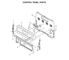 Amana YACR4303MFW4 control panel parts diagram