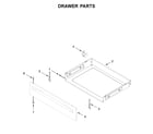 Amana YACR4303MFW4 drawer parts diagram