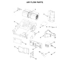 Maytag MMV1175JK0 air flow parts diagram