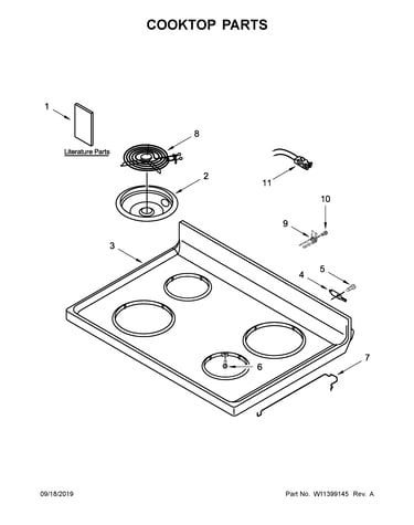 Cooktop parts