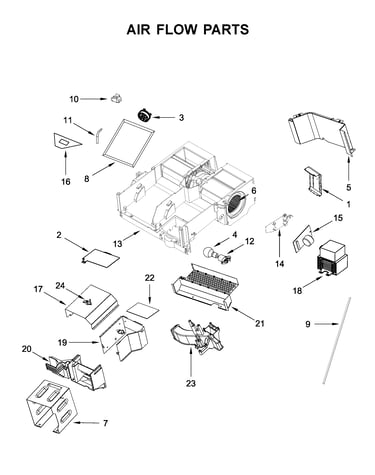 Air flow parts
