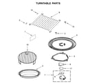 Whirlpool WMH76719CH3 turntable parts diagram