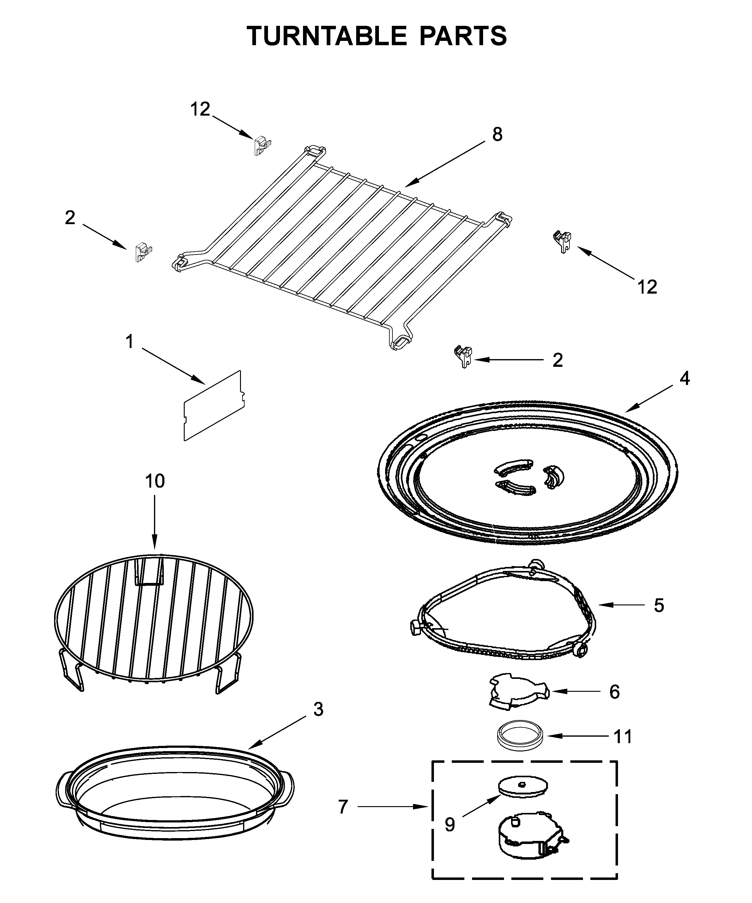 Turntable parts