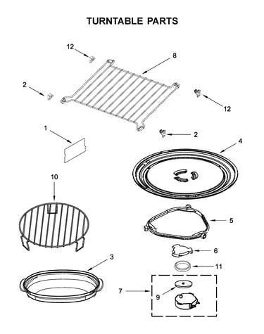 Turntable parts