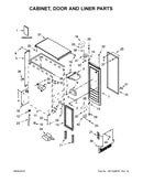 Cabinet, door and liner parts