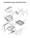 Evaporator, grid, and water parts