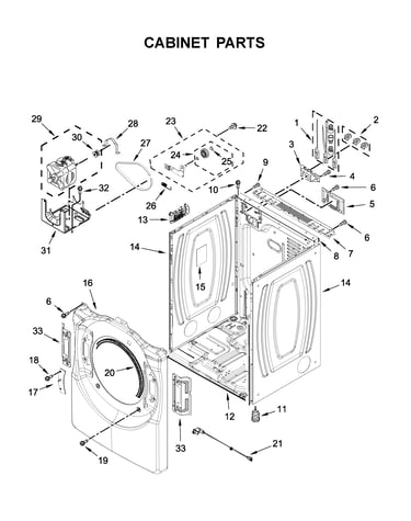 Cabinet parts