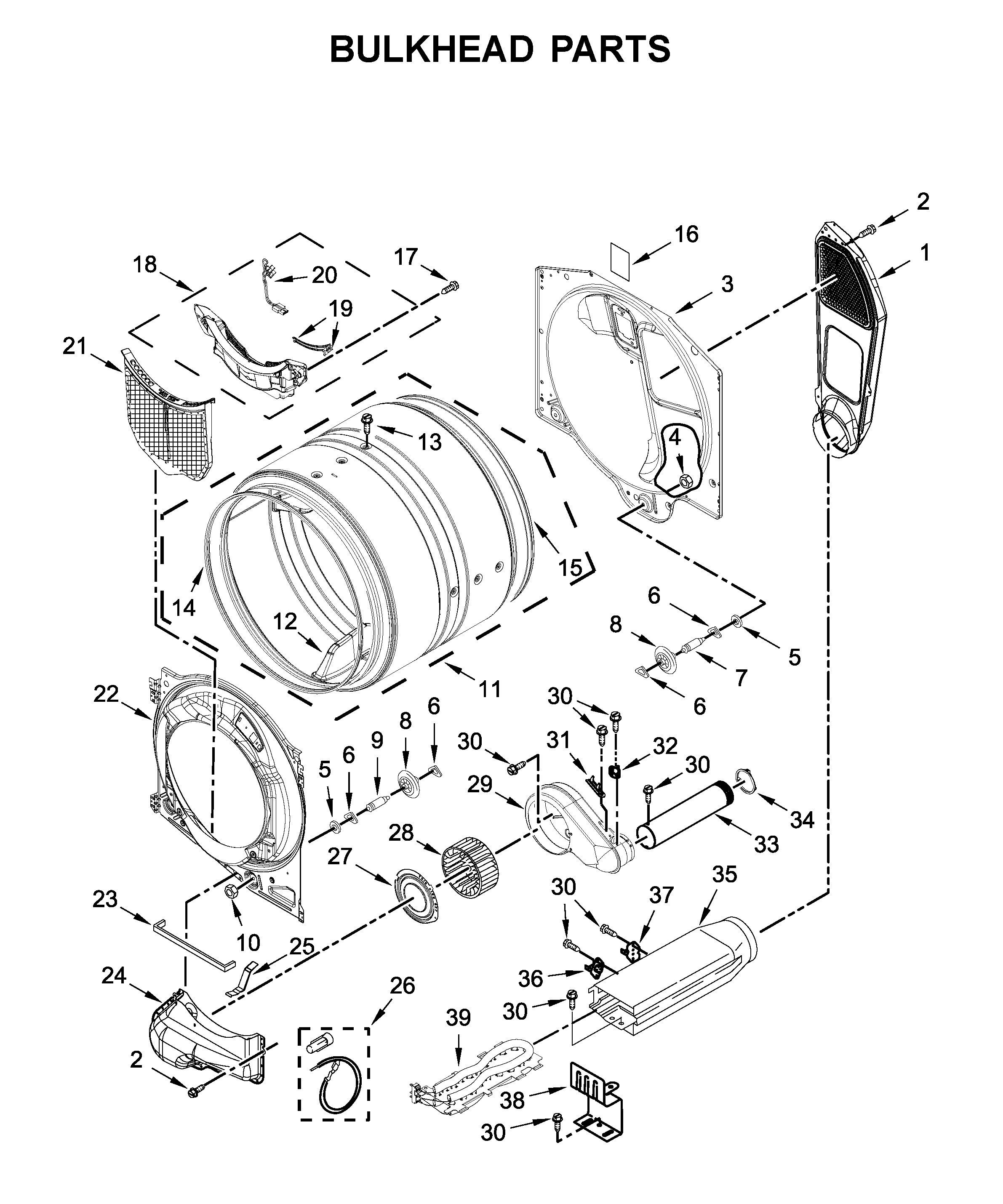 Bulkhead parts