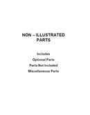 Optional parts (not included)