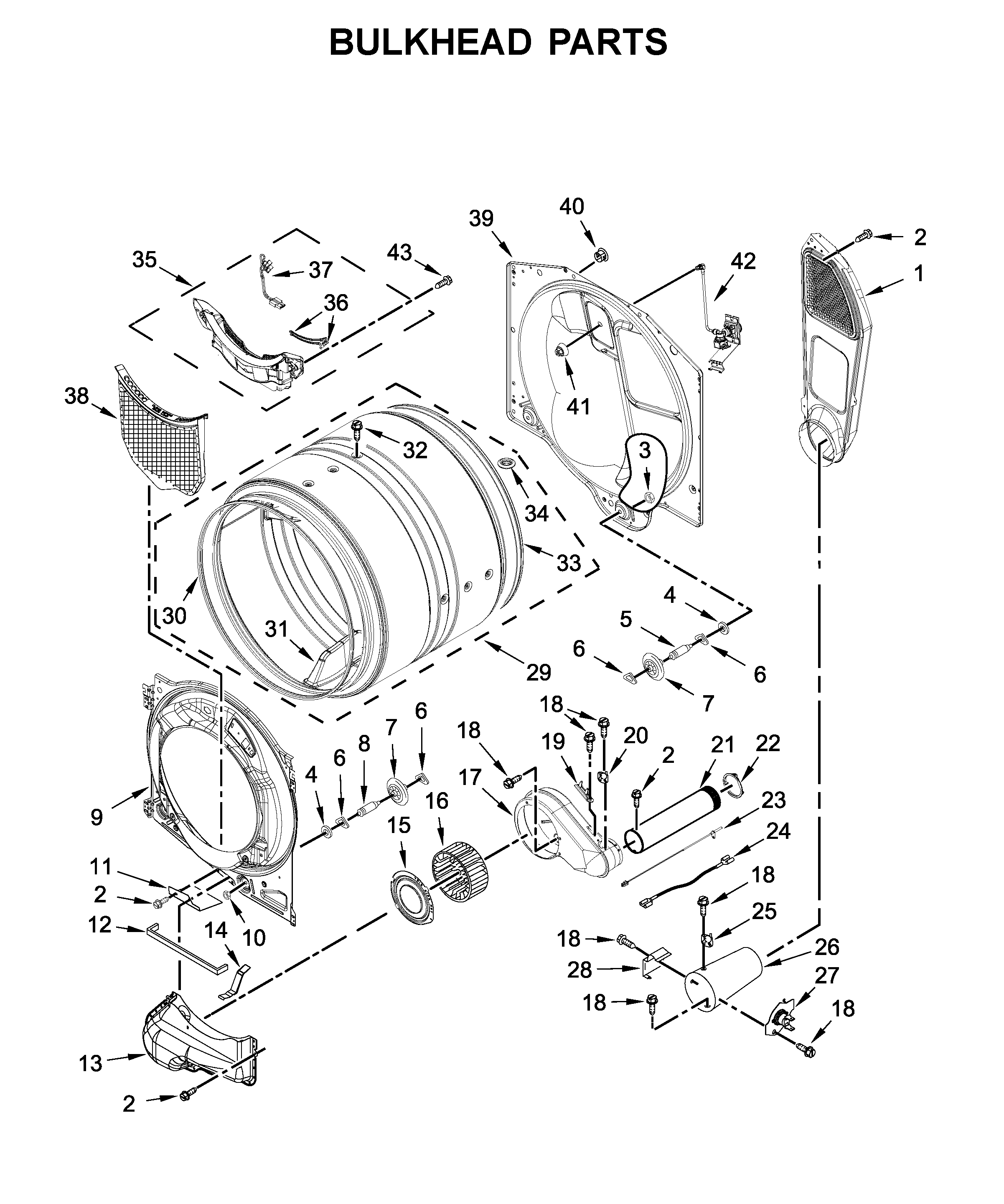 Bulkhead parts