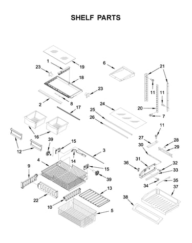 Shelf parts