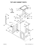 Top and cabinet parts