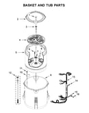 Basket and tub parts