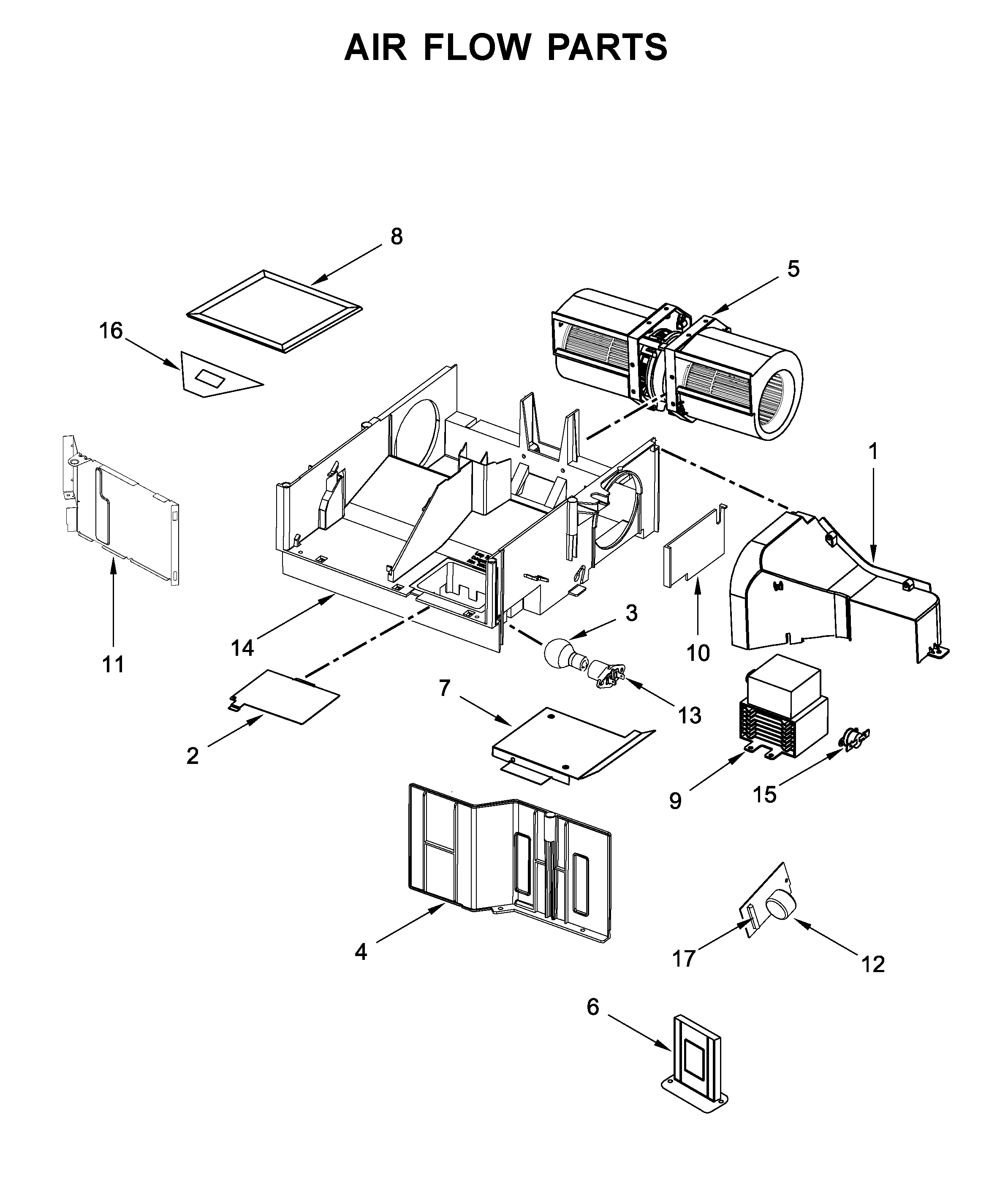 Air flow parts