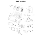 Maytag YMMV1175JZ0 air flow parts diagram