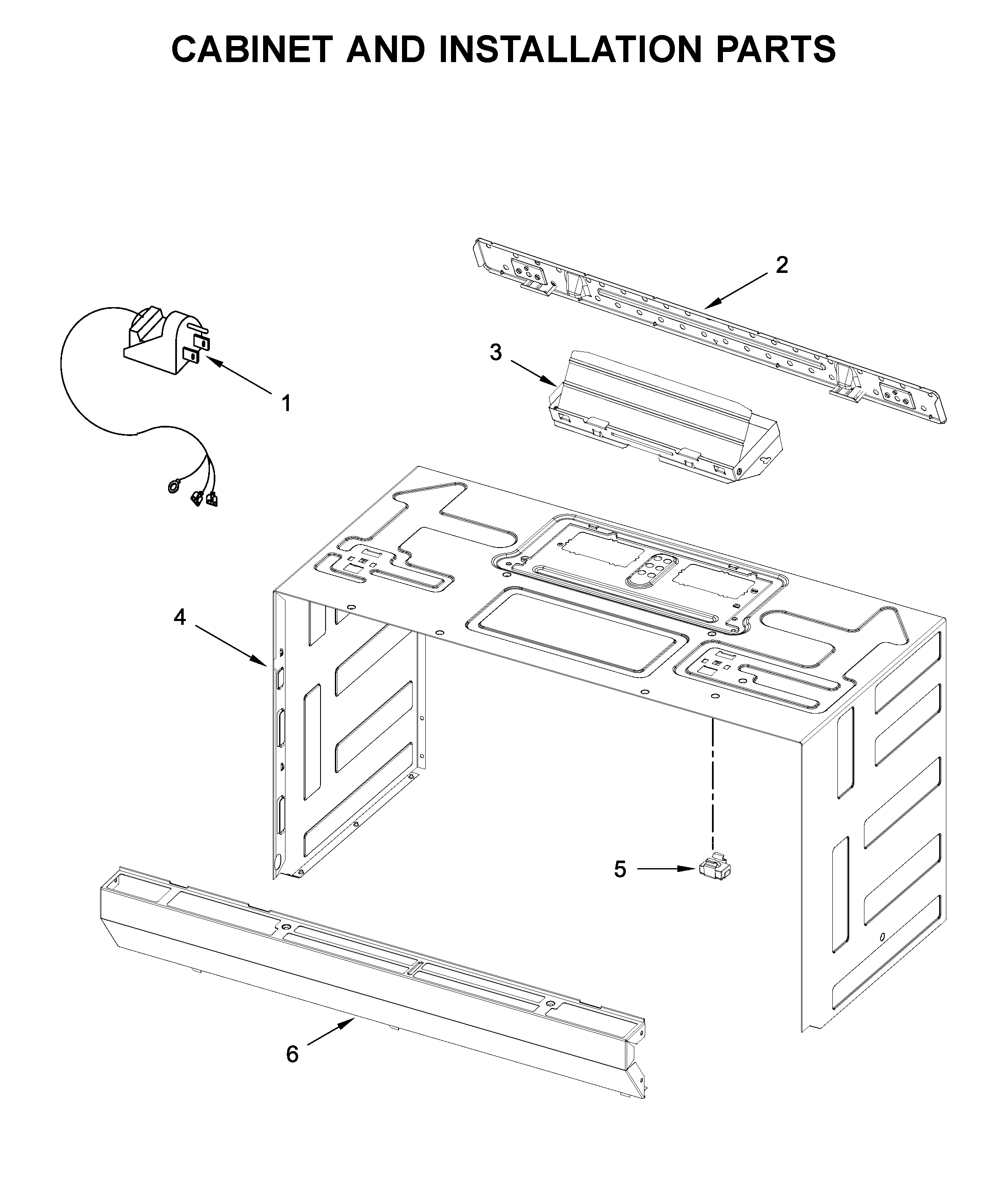 CABINET AND INSTALLATION PARTS