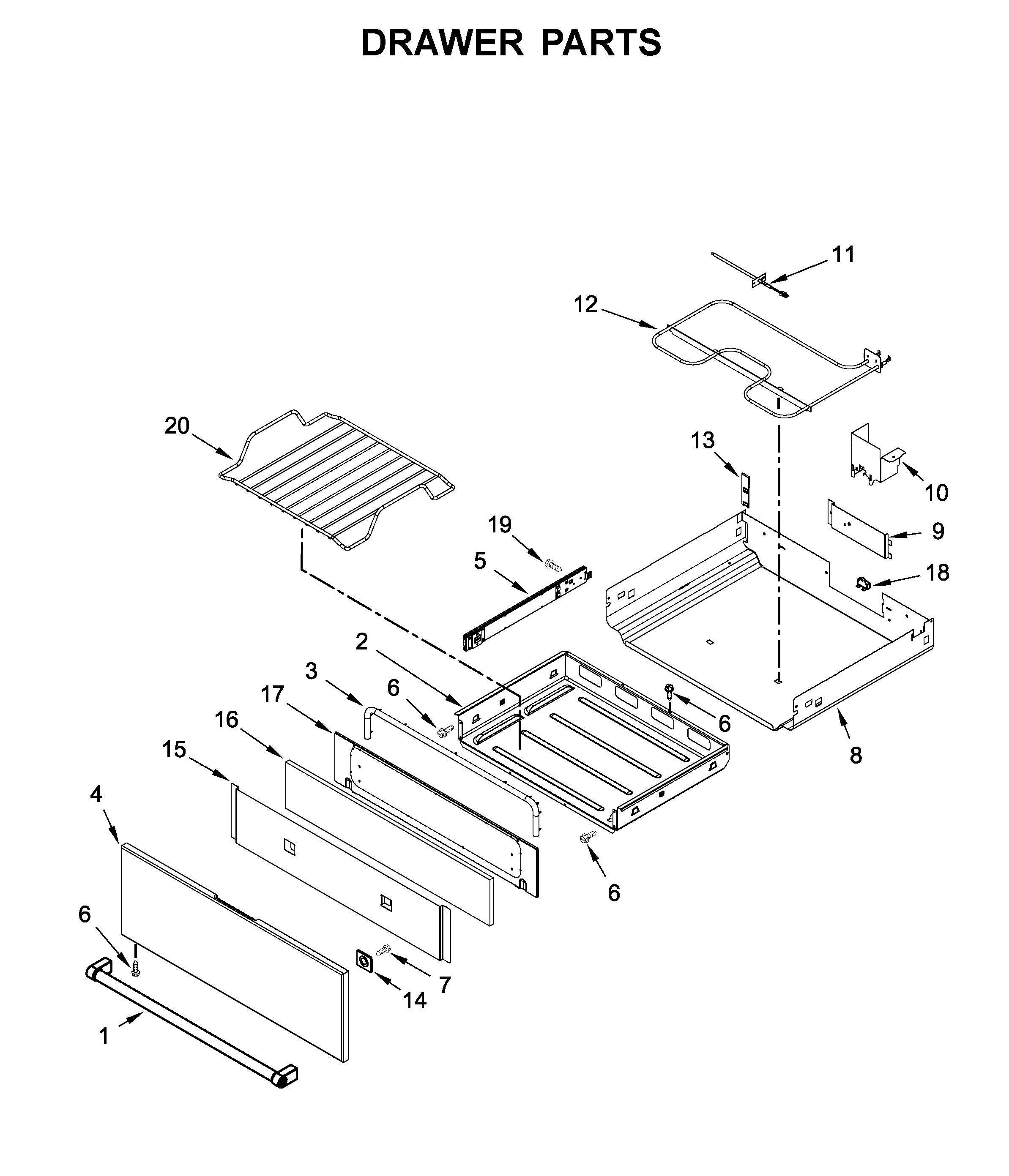 DRAWER PARTS