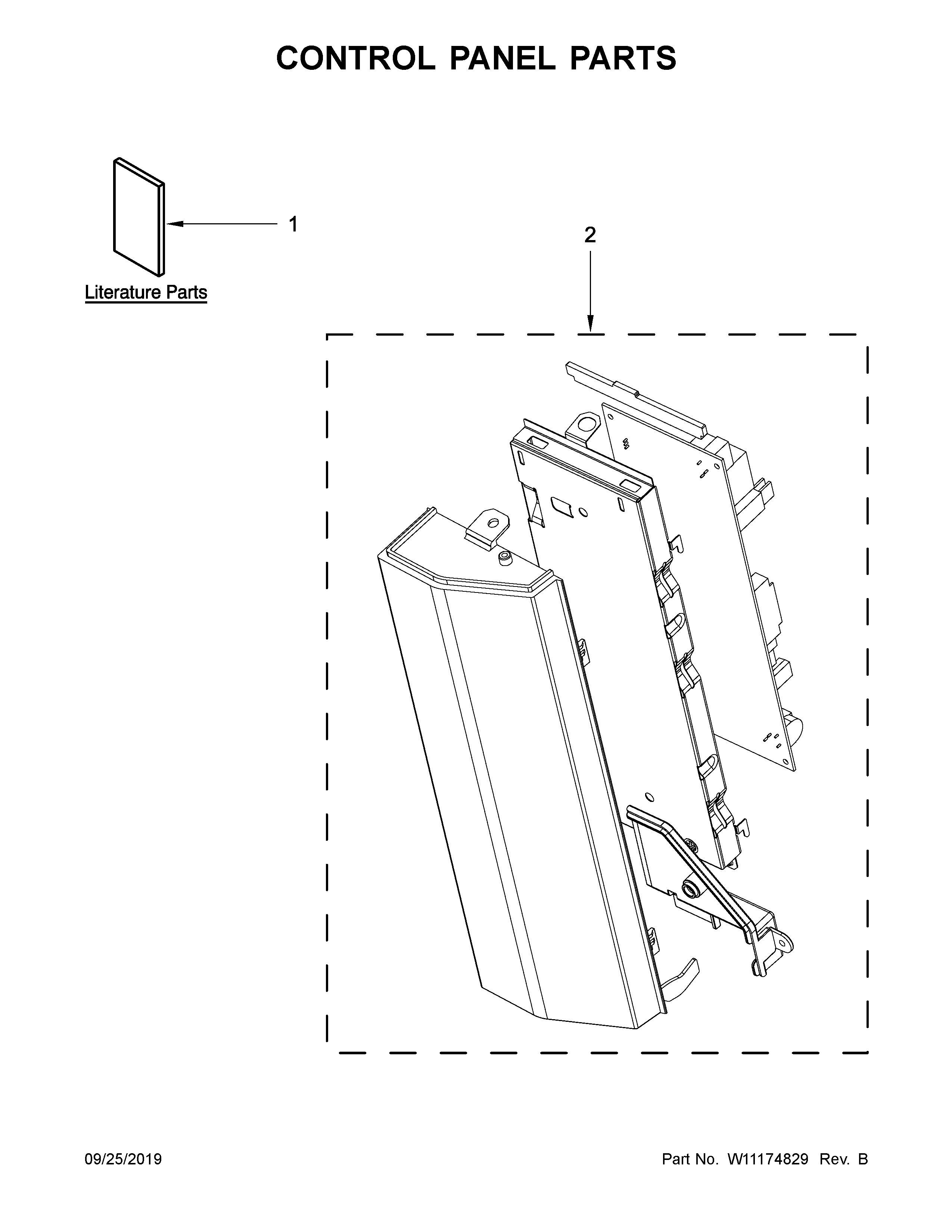 Control panel parts